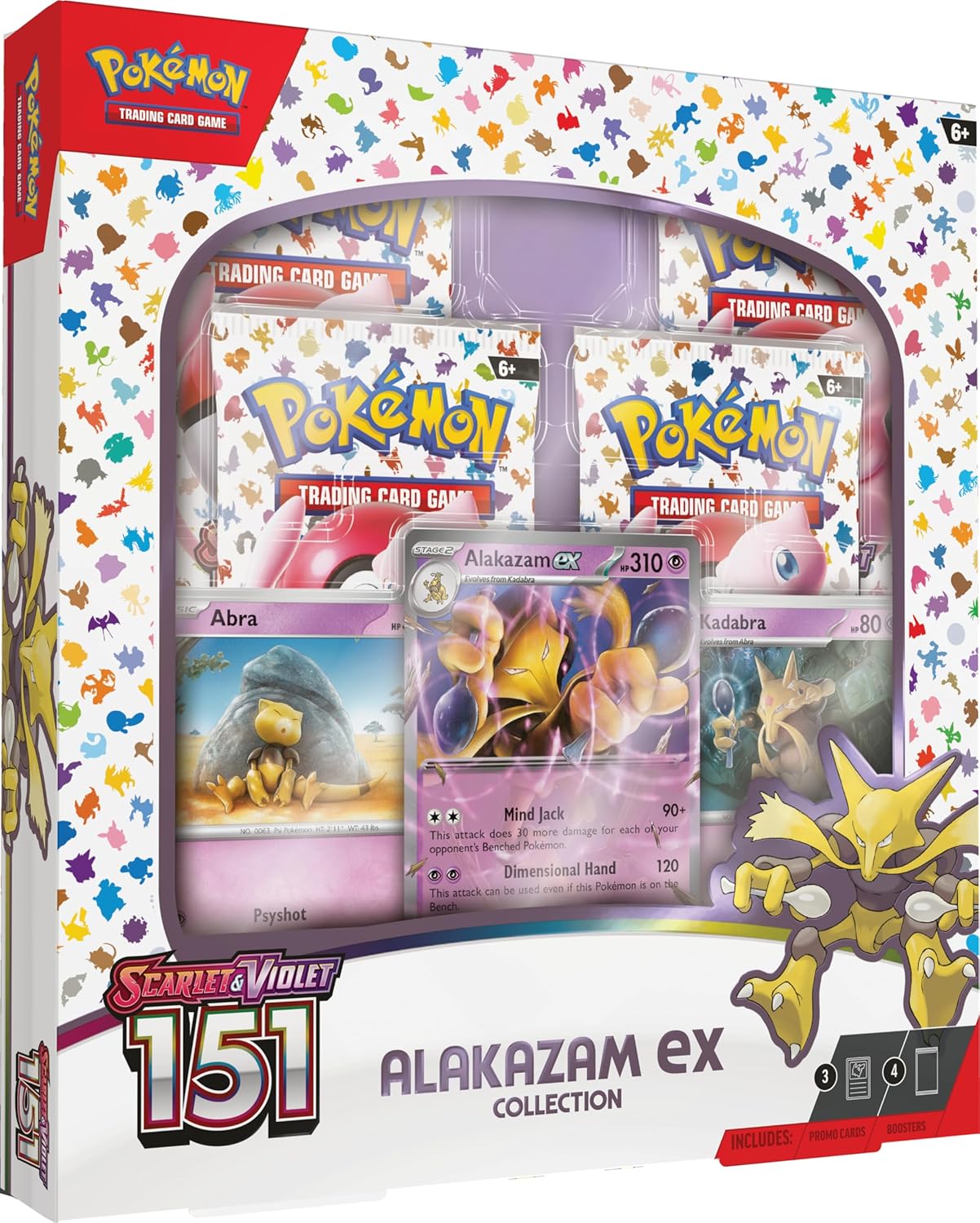 Pokémon Trading Card Game Scarlet & Violet 151 Alakazam Ex Box